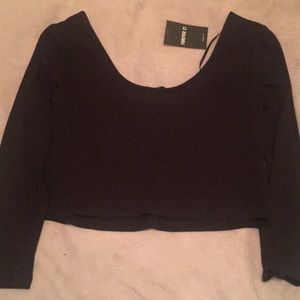 Scoop Neck Crop top